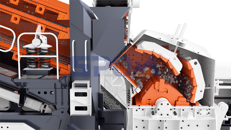 Mobile Impact Crushing Plant